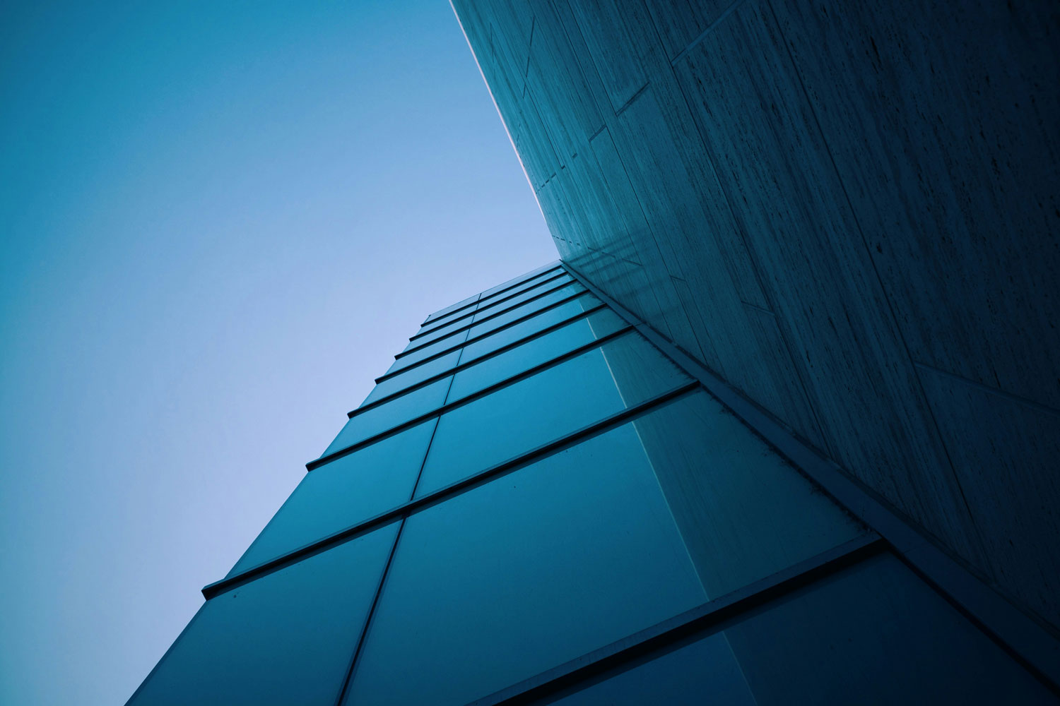 Exterior cladding on a building.
